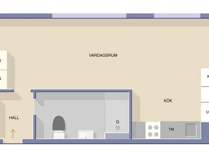 Planritning för Lammholmsbacken 203