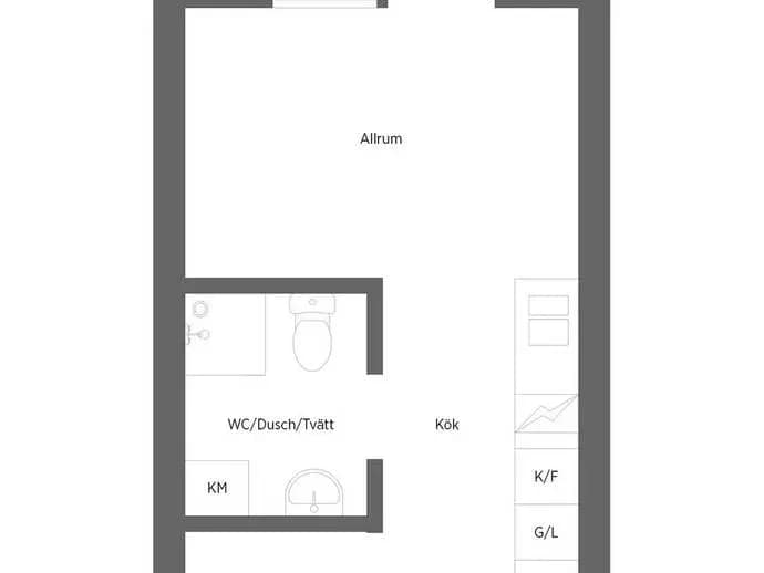 Floor plan for HÄGERNEHOLMSVÄGEN 7A, VÅN 5/5