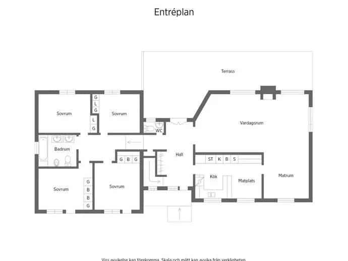 Floor plan for Sippvägen 17A