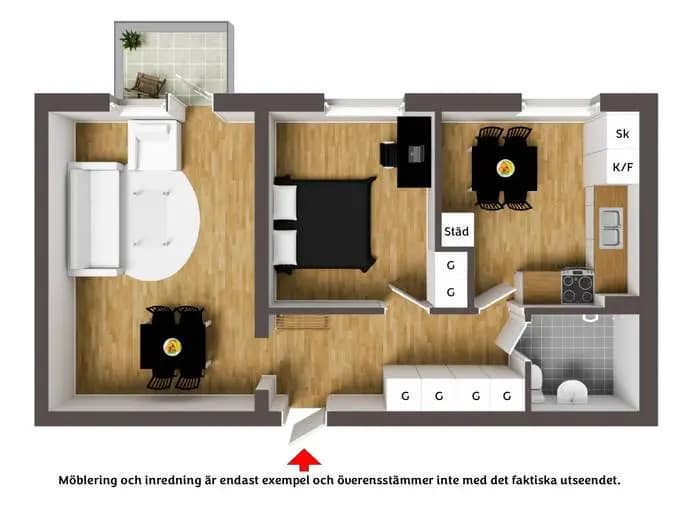 Floor plan for Ringvägen 142