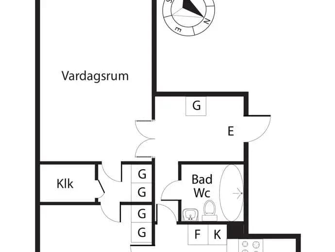 Floor plan for Tvillingarnas gata 331