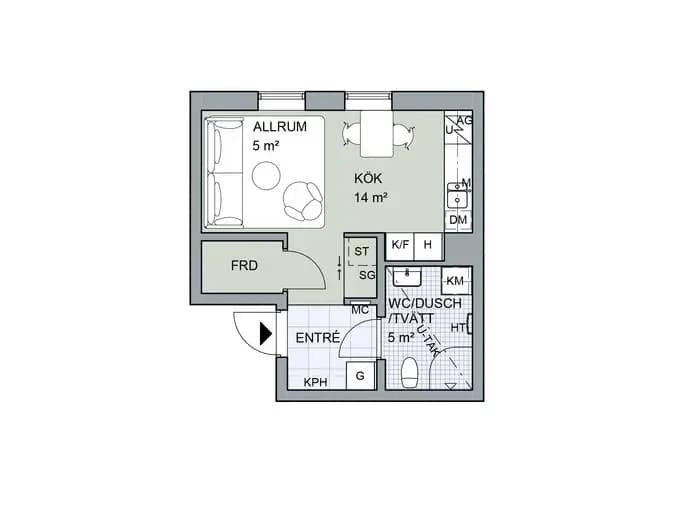 Floor plan for Vega Allé 126