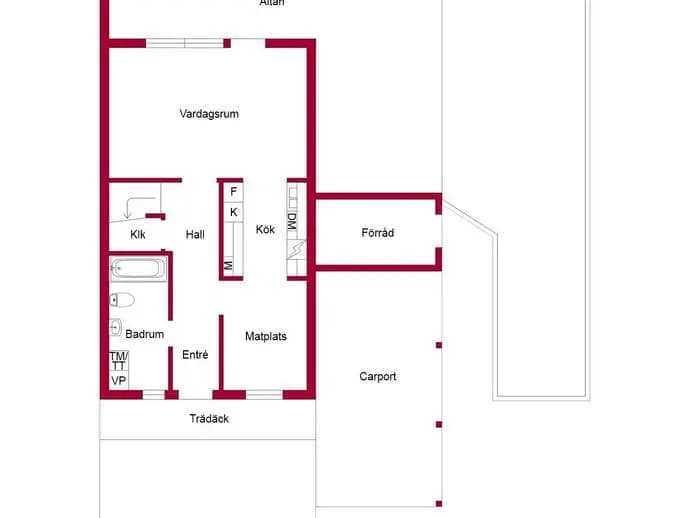 Floor plan for Runstens Byväg 47