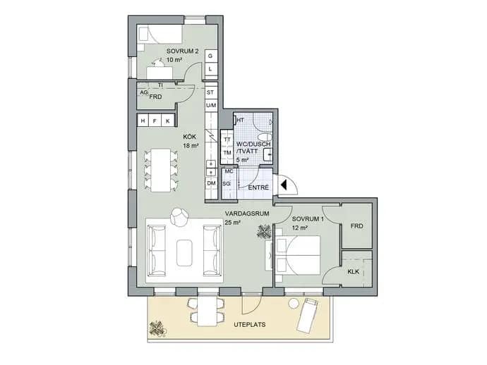 Floor plan for Vega Allé 130