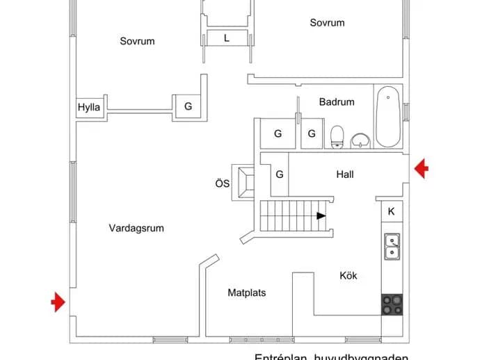 Planritning för Björnholmen 51