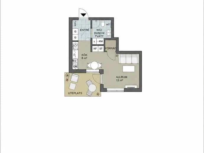 Floor plan for Vardövägen 79