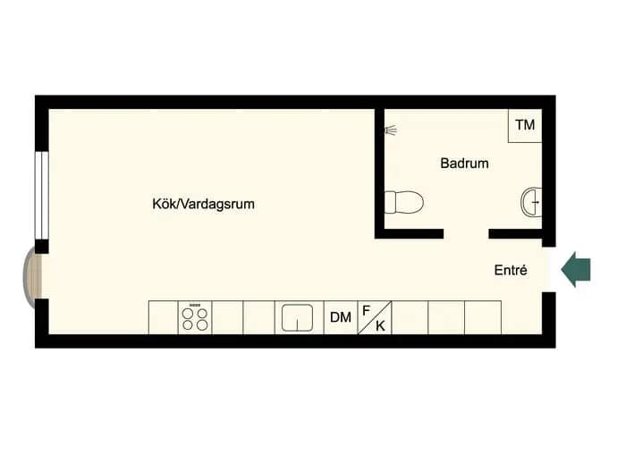 Floor plan for Gaffelseglet 35