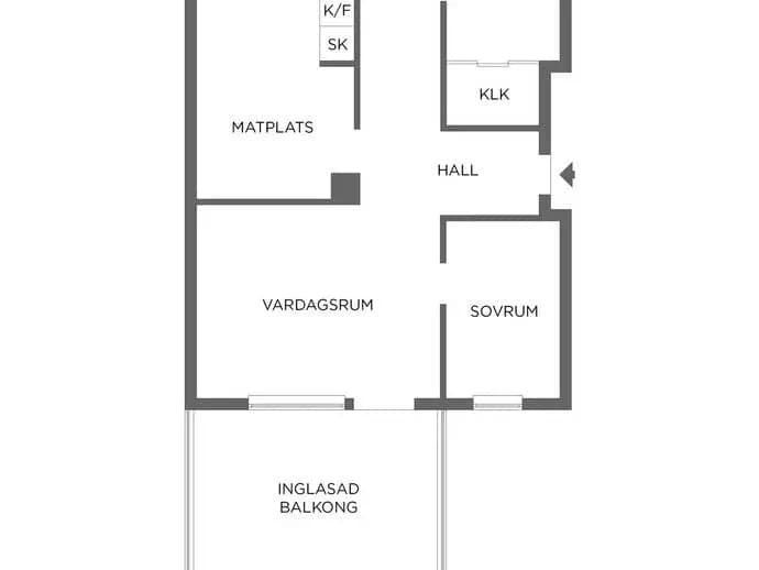 Floor plan for Midgårdsvägen 34