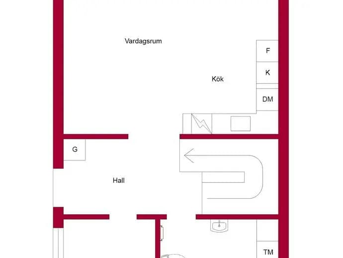 Floor plan for Runstens byväg 86
