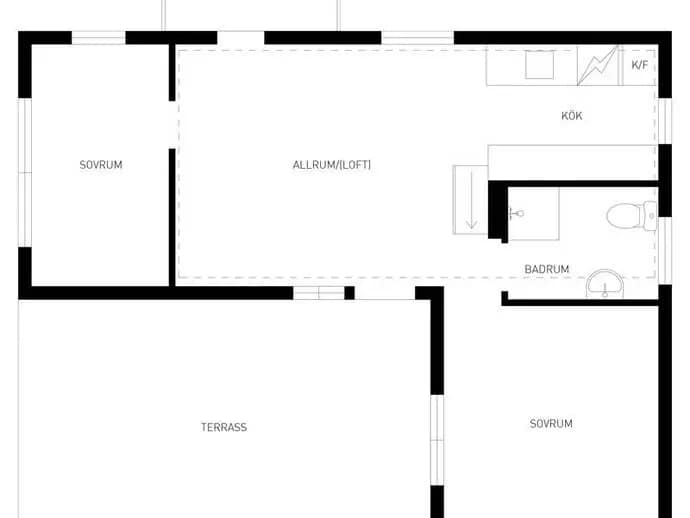 Planritning för Djupviksvägen 67