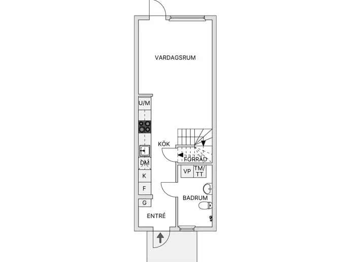 Planritning för Torsbyslingan 31