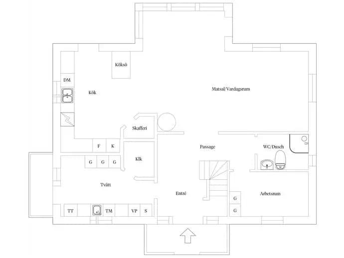 Planritning för Östernäsvägen 53