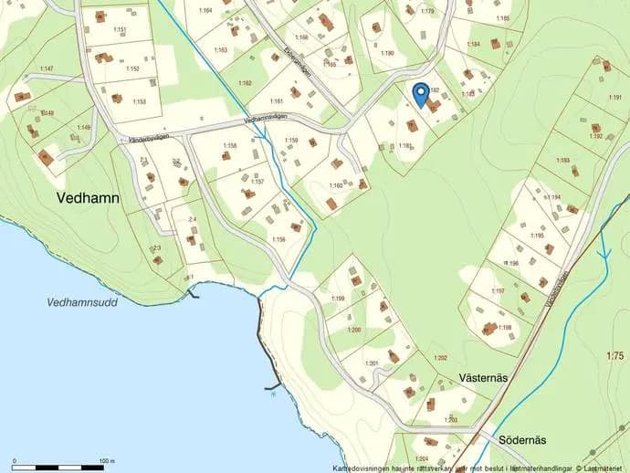 Planritning för Vedhamnsvägen 17