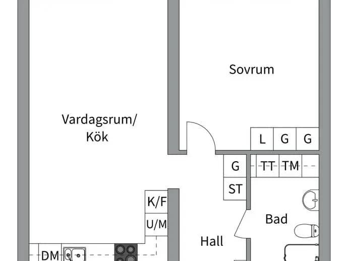 Floor plan for Ursula Printz gata 6