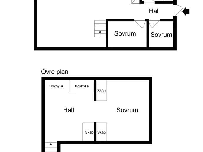 Planritning för Tranviksvägen 7