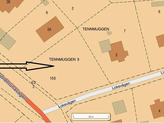 Planritning för Sollentunavägen 108