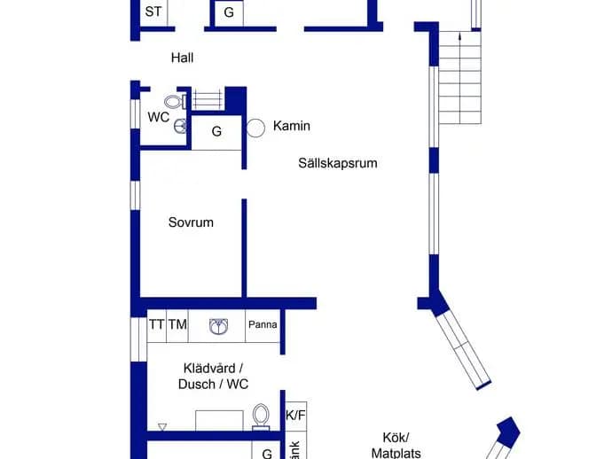 Planritning för Örnstigen 17