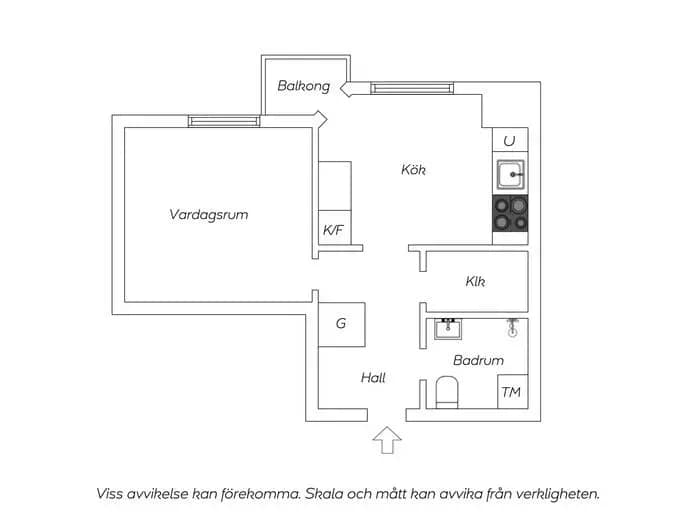 Floor plan for Kolonigatan 4