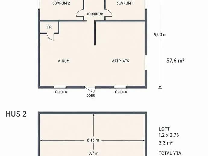Planritning för Axvik 22