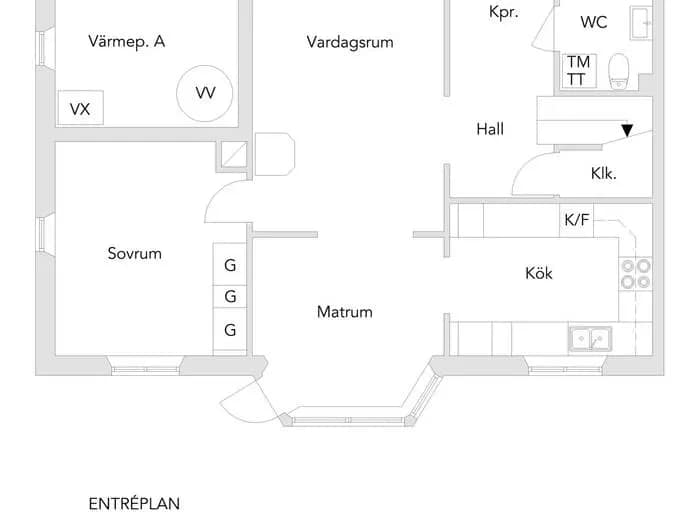 Planritning för Nibble Skogsbrynsby 1