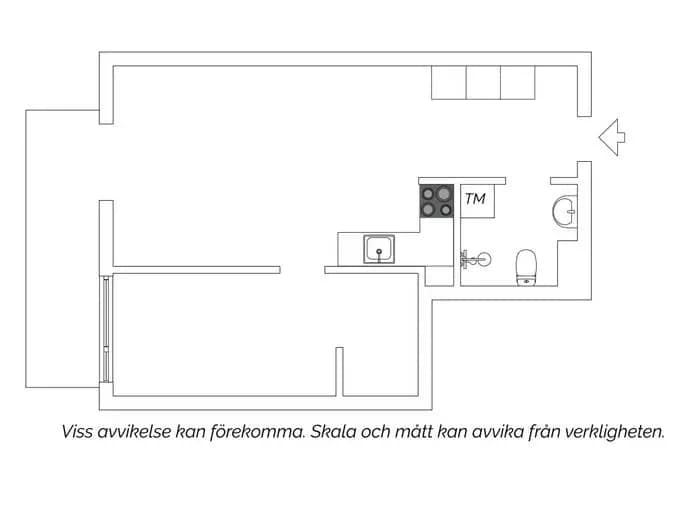 Planritning för Värdsholmsgatan 3