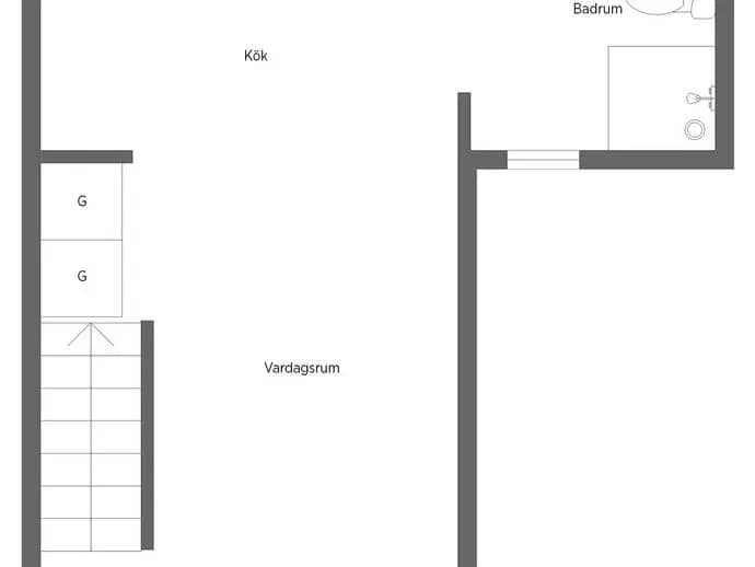 Floor plan for JAKTVÄGEN 13D