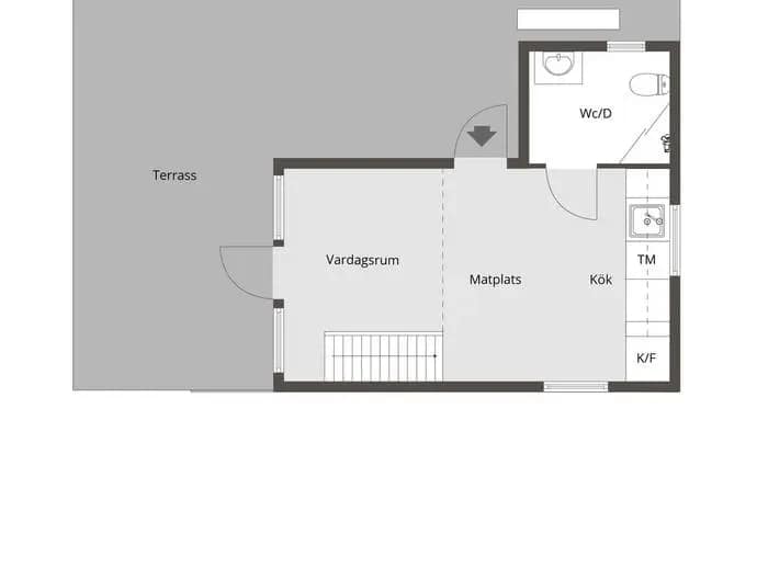 Floor plan for Ardennervägen 2G