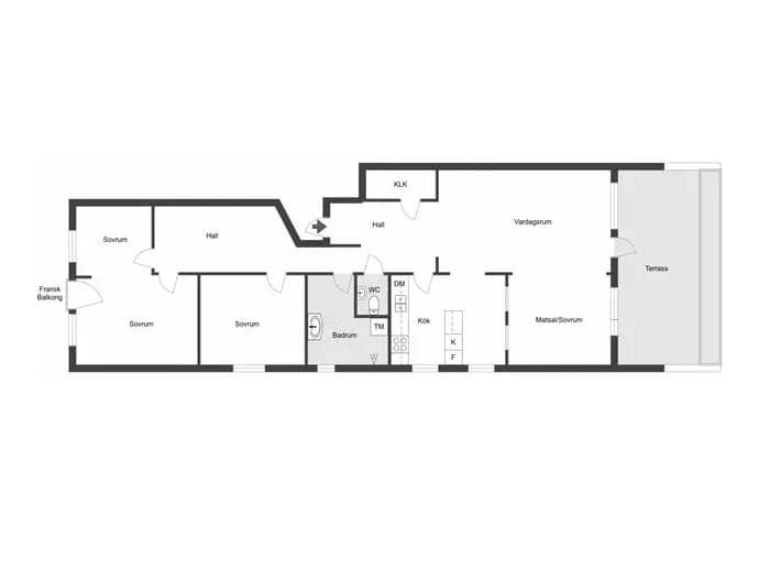 Floor plan for Turbingränd 3