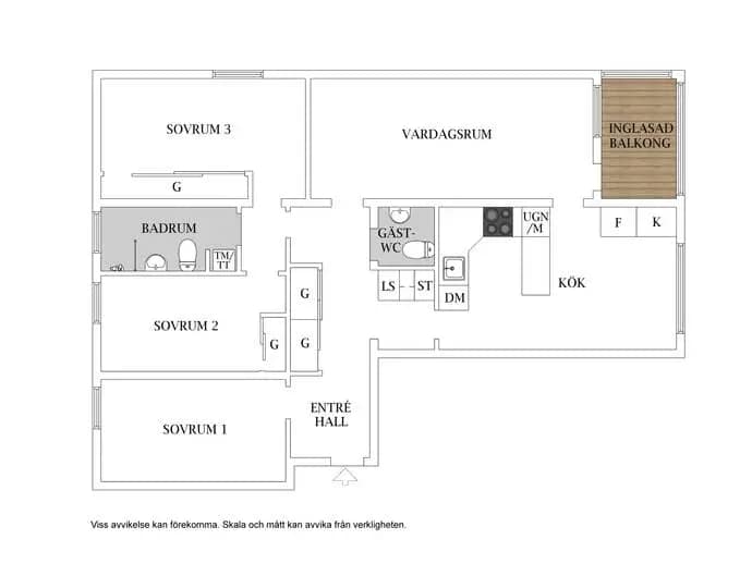 Floor plan for Fabelvägen 11