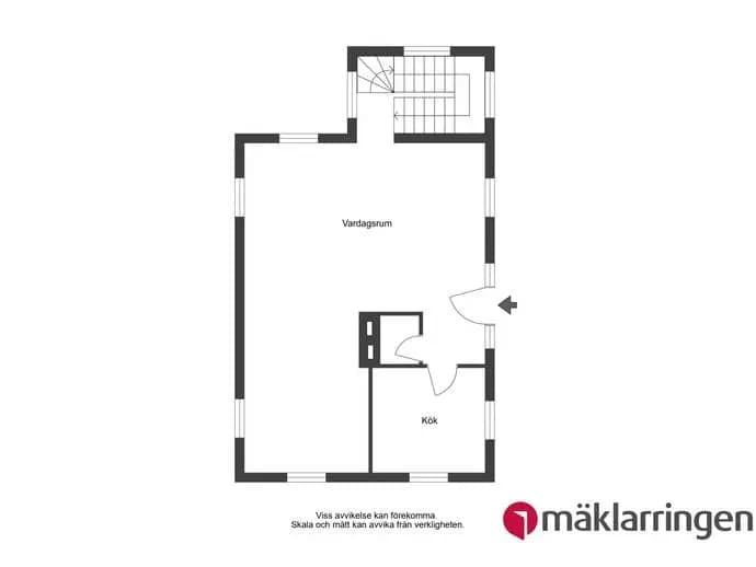 Floor plan for Skillingvägen 15