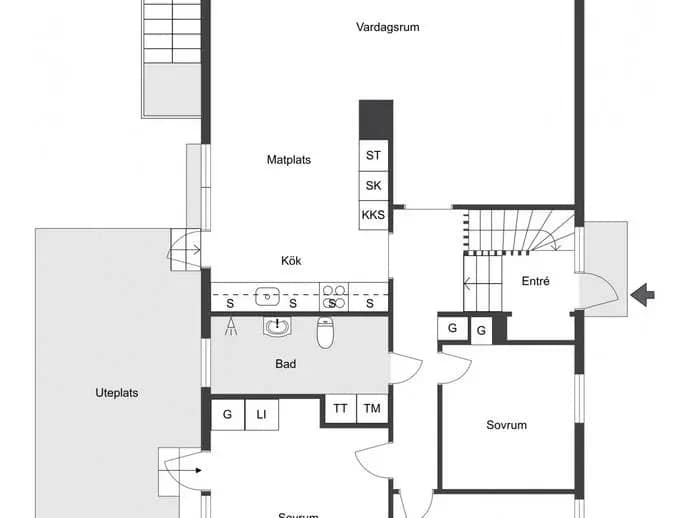 Floor plan for Kalendervägen 2