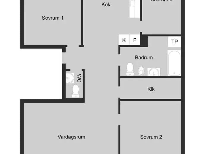 Floor plan for Vibblabyvägen 12