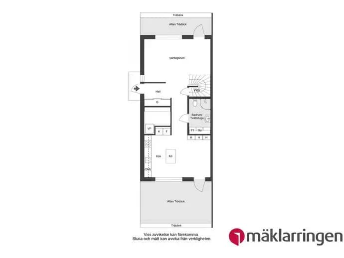 Floor plan for Vendelgränd 10