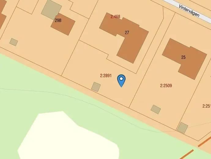 Floor plan for Vintervägen 27B (preliminär adress)