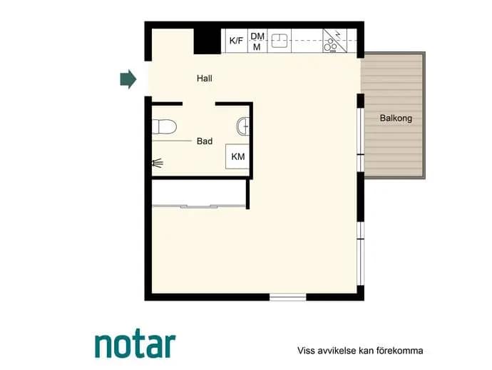 Planritning för Boplatsvägen 4