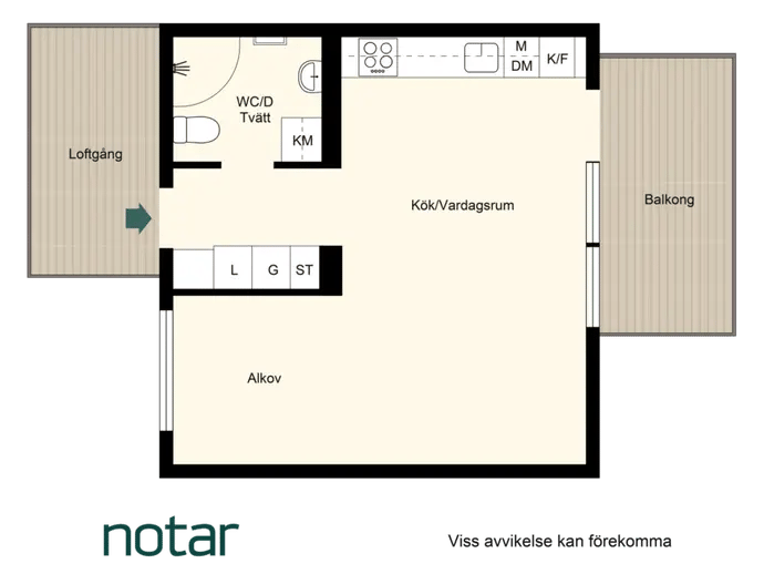 Floor plan for Ladugårdsgatan 10