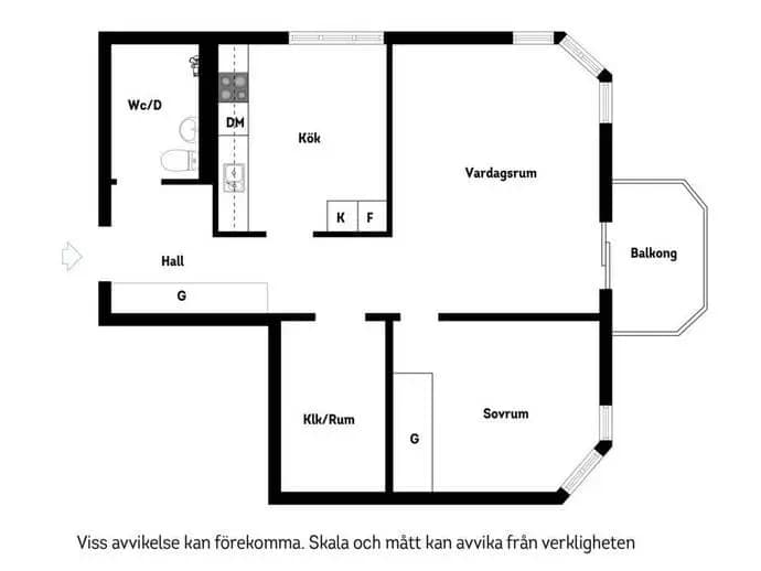 Floor plan for Lavettvägen 35