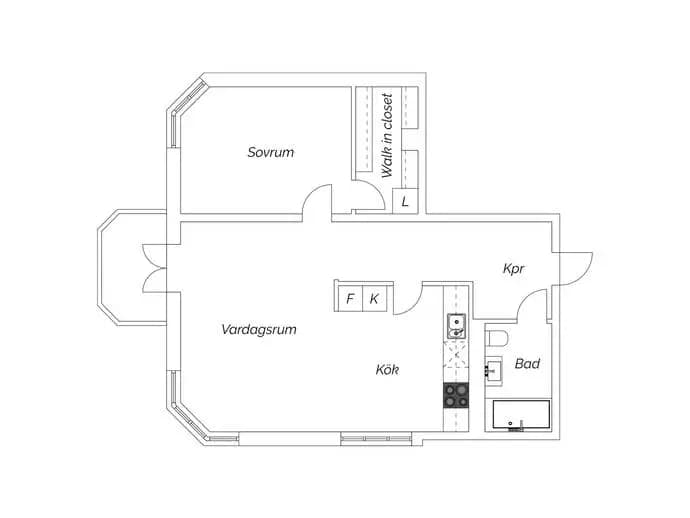 Floor plan for Lavettvägen 35
