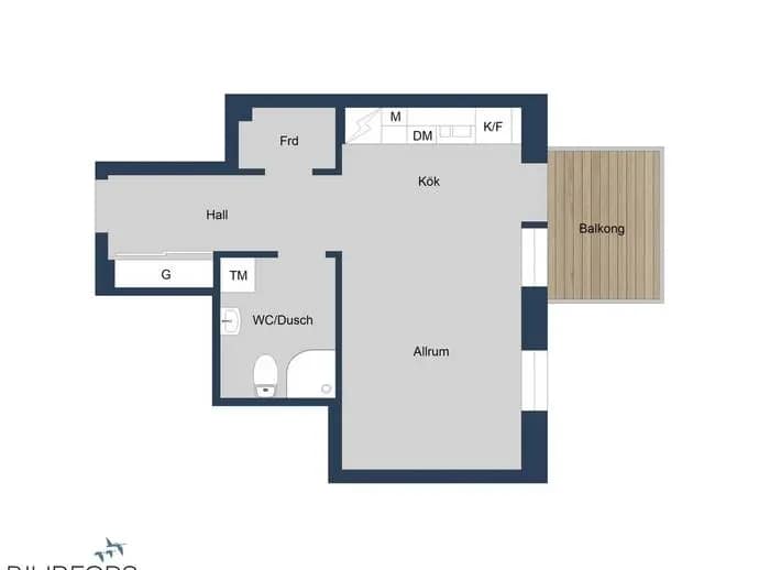 Floor plan for Lagmansbacken 7