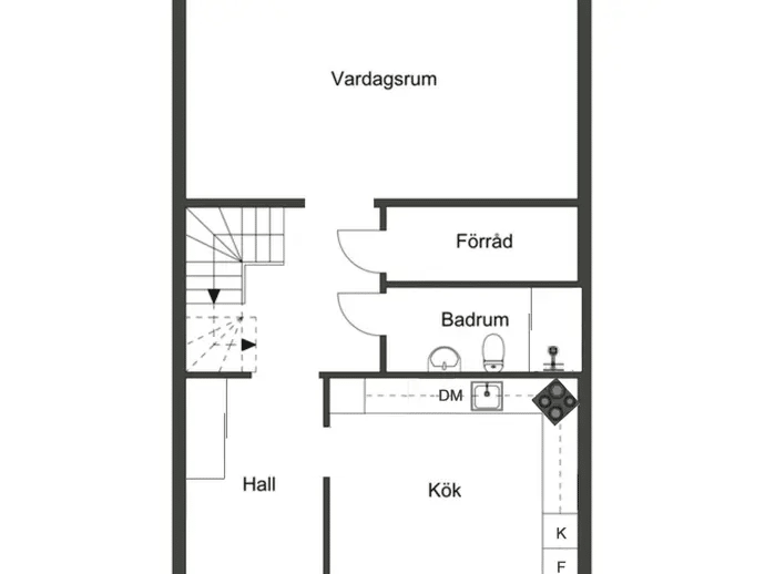Floor plan for Enskiftesvägen 52