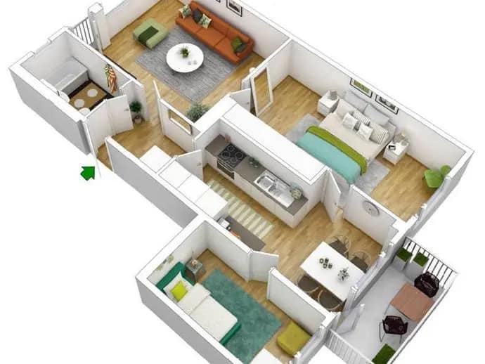 Floor plan for Skarpbrunnavägen 67, 2tr