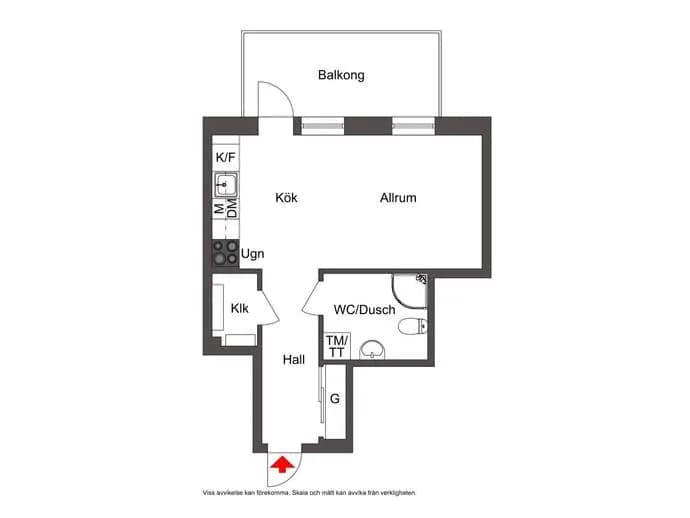 Floor plan for Lagmansbacken 9, 5 tr