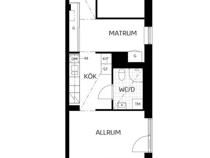 Floor plan for Lagmansbacken 6