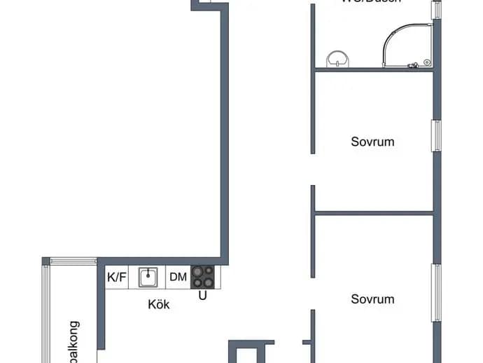 Floor plan for Herrgårdsvägen 95