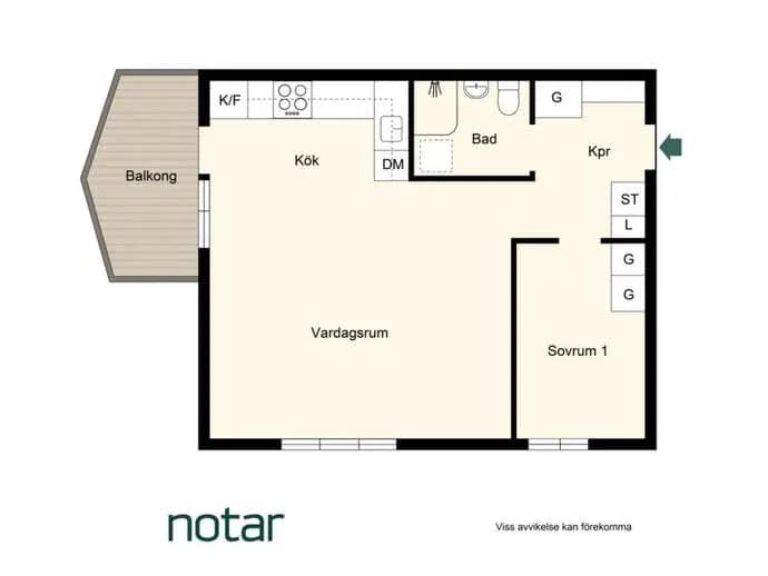 Floor plan for Ekebyvägen 34