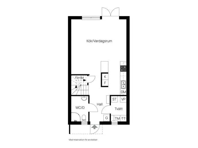 Floor plan for Bagarstugans Väg 8