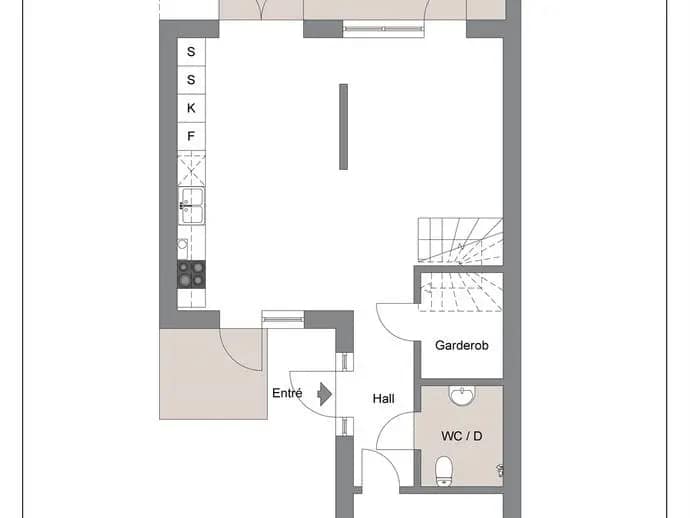 Floor plan for Stadsängsgatan 100B