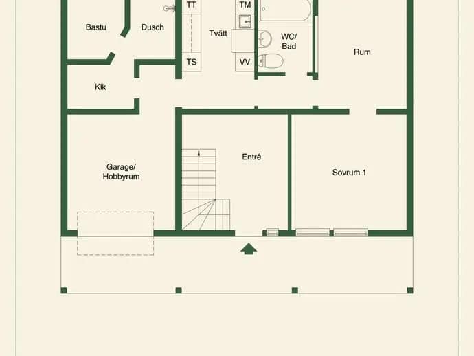 Floor plan for Skolgatan 24