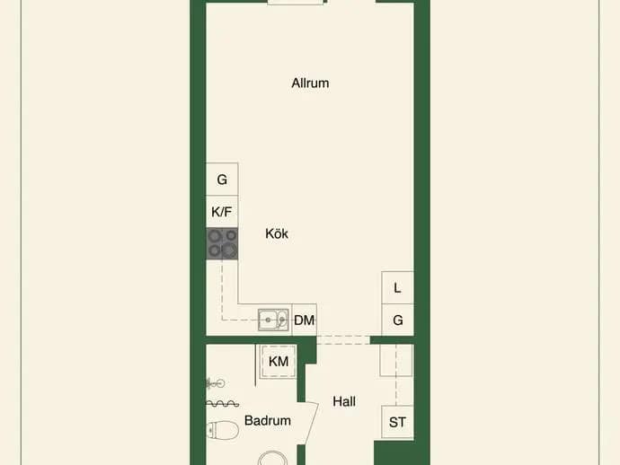 Floor plan for Odensalavägen 46