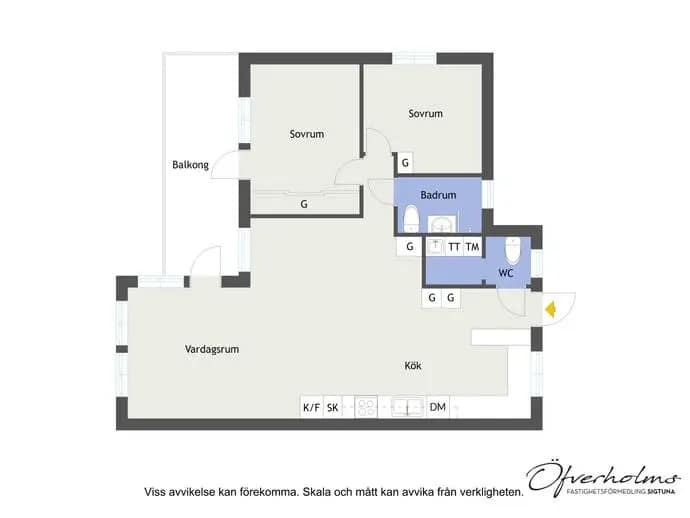 Floor plan for Stora Brännbovägen 45A